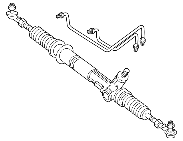 Rack&Pinion-Stee - Discontinued (Jaguar OEM) MNC3901BCEOEM