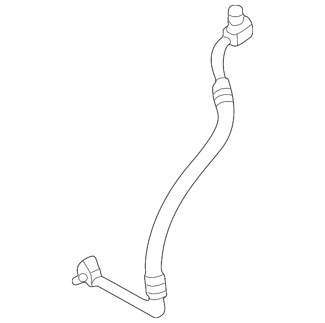 Hose-Air Con (Jaguar OEM) MNC7361ADOEM