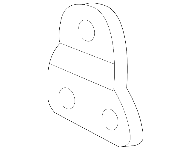 Plate-Mounting - Discontinued (Jaguar OEM) MND1374AAOEM