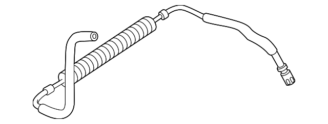 Cooler & Hose (Jaguar OEM) MNH8084AAOEM