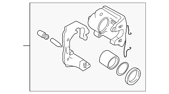 Caliper-Brake (Jaguar OEM) MXD1513DAOEM