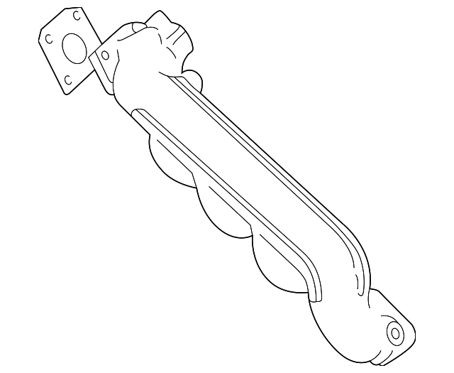 Manifold-Exhaust - Discontinued (Jaguar OEM) NCA2900GBOEM