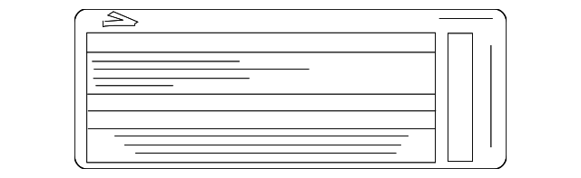 Label-Emission (Jaguar OEM) NJB4744ACOEM