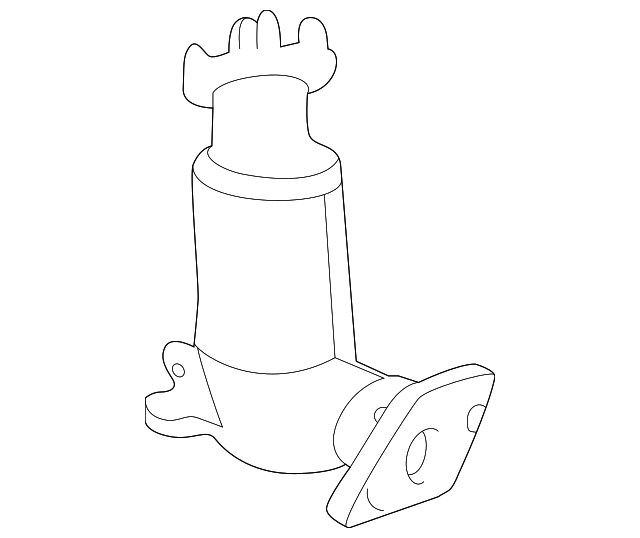 Downpipe-Exhaust - Discontinued (Jaguar OEM) NNC6701JBOEM