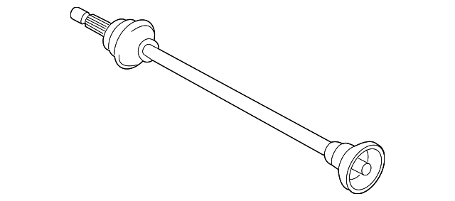 Halfshaft (Jaguar OEM) T2H10204OEM