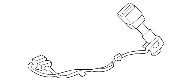 Buckle-Seatbelt (Jaguar OEM) T2H16160OEM