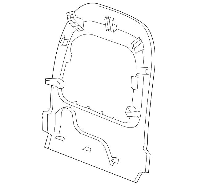 Backcover-Squab (Jaguar OEM) T2H16222SBKOEM