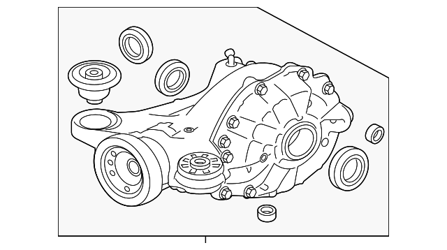 Differential (Jaguar OEM) T2H17995OEM