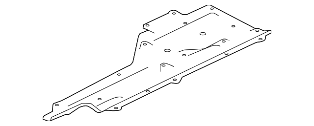 Undertray (Jaguar OEM) T2H19134OEM