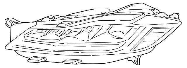 Headlamp (Jaguar OEM) T2H19469OEM