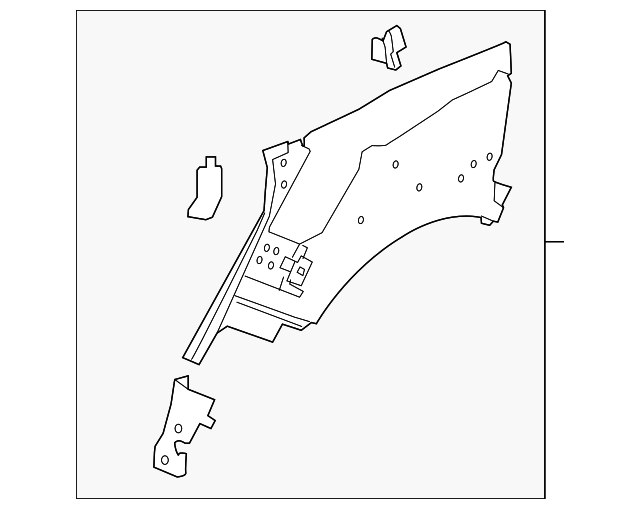 Panel-Wheelarch/ T2H19725OEM