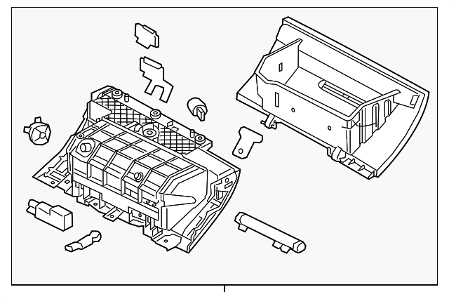 Glovebox (Jaguar OEM) T2H21764LKPOEM