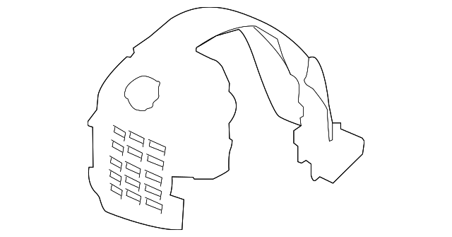Liner-Wheelarch (Jaguar OEM) T2H23840OEM