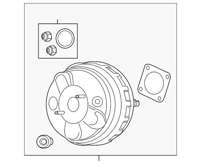 Booster-Brake (Jaguar OEM) T2H26617OEM