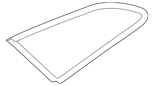 Glass-Quarter (Jaguar OEM) T2H28242OEM