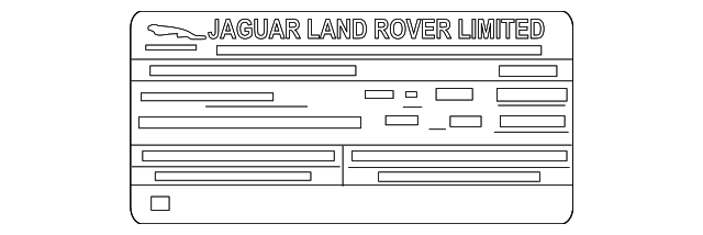 Label-Emission (Jaguar OEM) T2H30229OEM