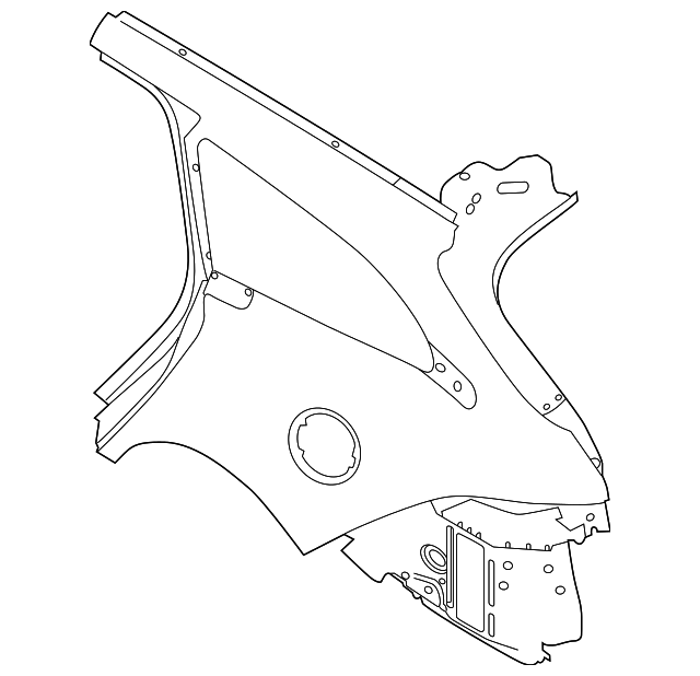 Panel-Quarter (Jaguar OEM) T2H30249OEM