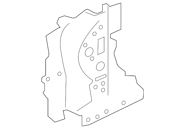 Reinf-A-Post (Jaguar OEM) T2H3038OEM