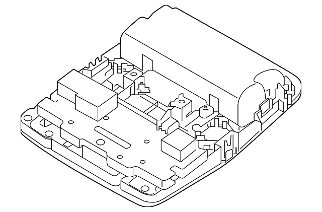 Console-Roof (Jaguar OEM) T2H31678PVJOEM
