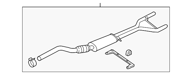Pipe-Exhaust Int (Jaguar OEM) T2H31709OEM