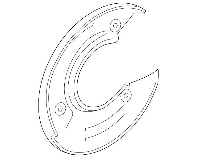 Shield-Disc (Jaguar OEM) T2H3208OEM