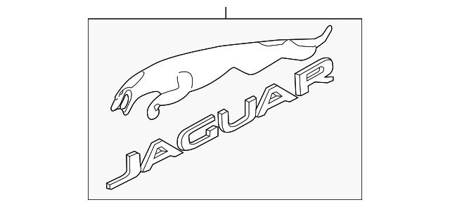 Badge (Jaguar OEM) T2H33086OEM