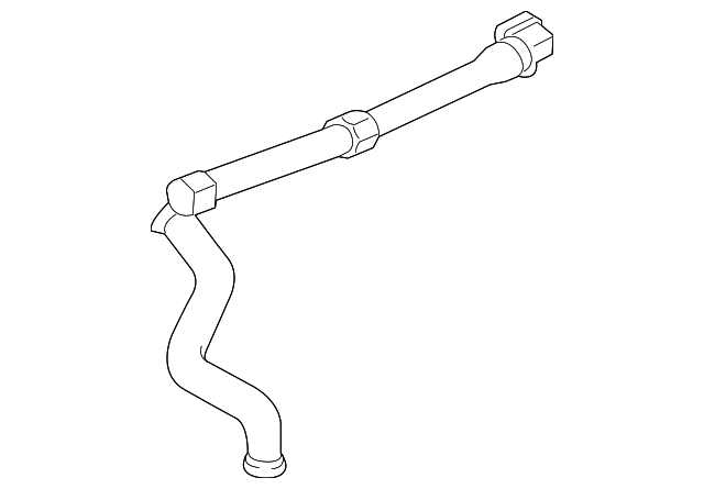 Hose-Oil Cooler (Jaguar OEM) T2H3411OEM