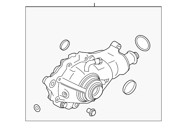 Differential (Jaguar OEM) T2H34640OEM