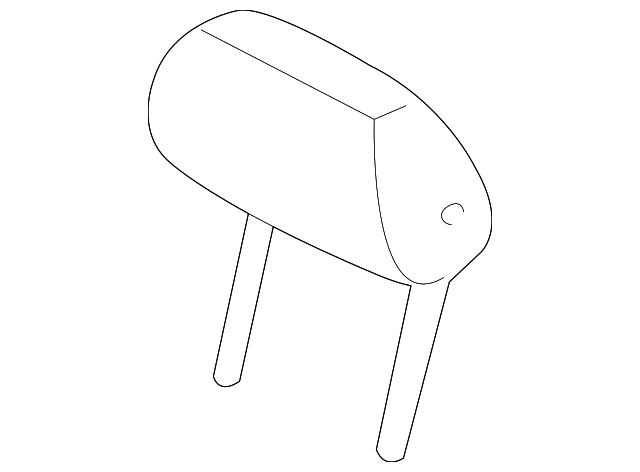 Headrest (Jaguar OEM) T2H34740LKPOEM