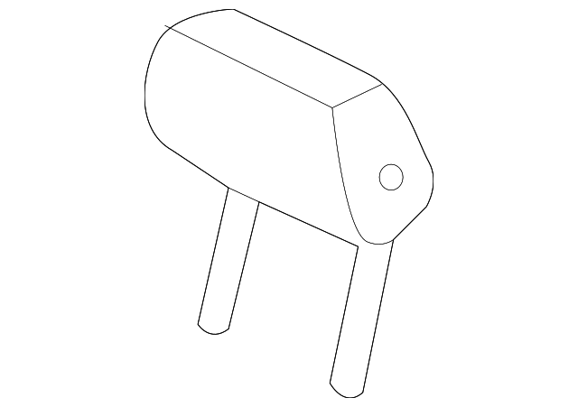 Headrest (Jaguar OEM) T2H34741PVJOEM