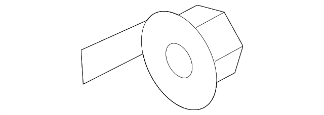 Retainer-Nut (Jaguar OEM) T2H3507OEM