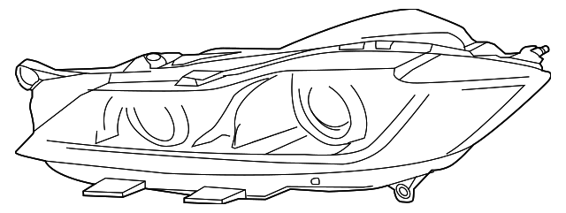 Headlamp (Jaguar OEM) T2H35335OEM