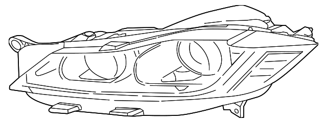 Headlamp (Jaguar OEM) T2H35337OEM