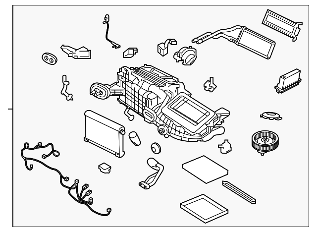 Blower-Evaporato (Jaguar OEM) T2H36118OEM
