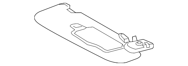 Sunvisor (Jaguar OEM) T2H4259PVJOEM