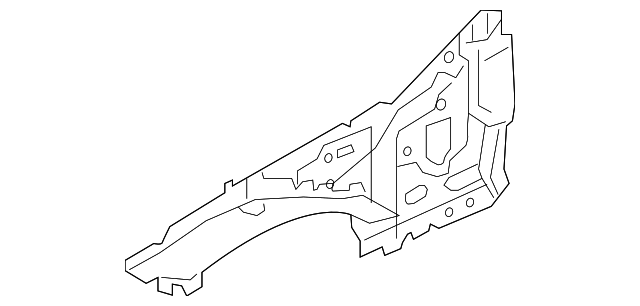 Reinf-Valance (Jaguar OEM) T2H4687OEM