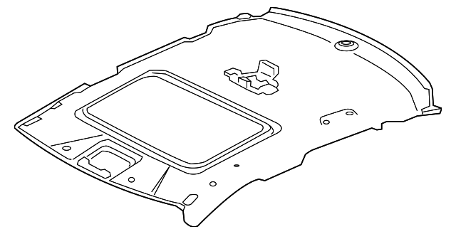 Headlining (Jaguar OEM) T2H6178PBSOEM
