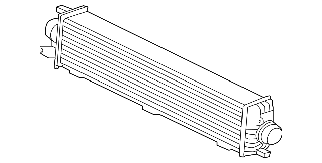 Intercooler (Jaguar OEM) T2H6561OEM