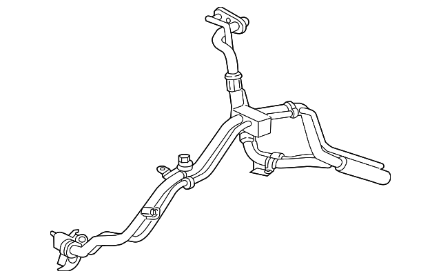 Pipe-Air Con (Jaguar OEM) T2H6657OEM