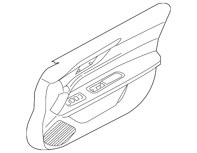 Jaguar Casing-Door T2H9859OEM
