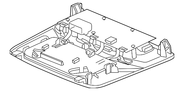 Console-Roof (Jaguar OEM) T2P1077PVJOEM