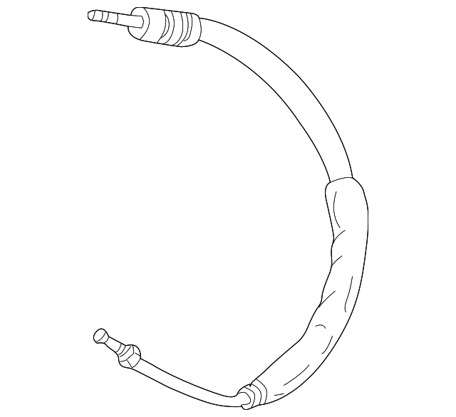 Pipe-Power Steer (Jaguar OEM) XR813924OEM
