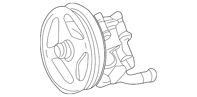 Pump-Power Steer - Discontinued (Jaguar OEM) XR814993EOEM