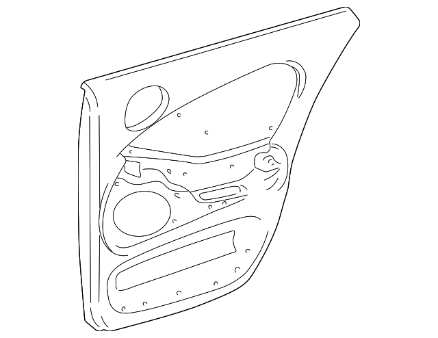 Casing-Door - Discontinued (Jaguar OEM) XR817813SDZOEM