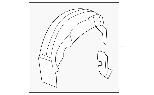 Jaguar Liner-Wheelarch XR818377OEM
