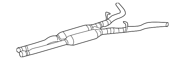 Silencer-Exhaust - Discontinued (Jaguar OEM) XR818794OEM