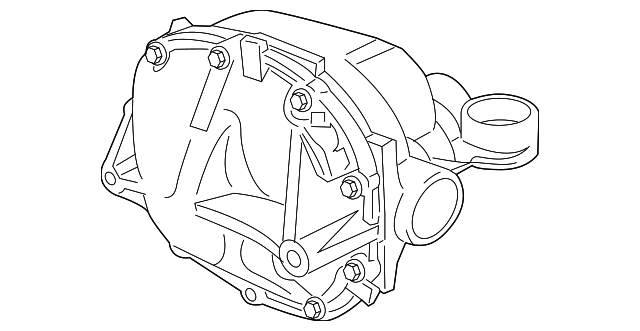 Cover-Diff Carri - Discontinued (Jaguar OEM) XR820547OEM