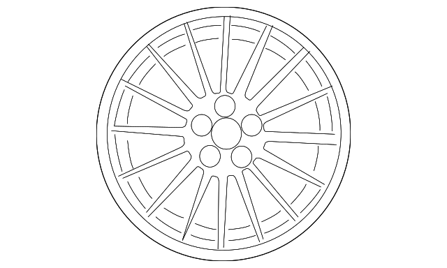 Wheel-Road-Alloy - Discontinued (Jaguar OEM) XR828714OEM