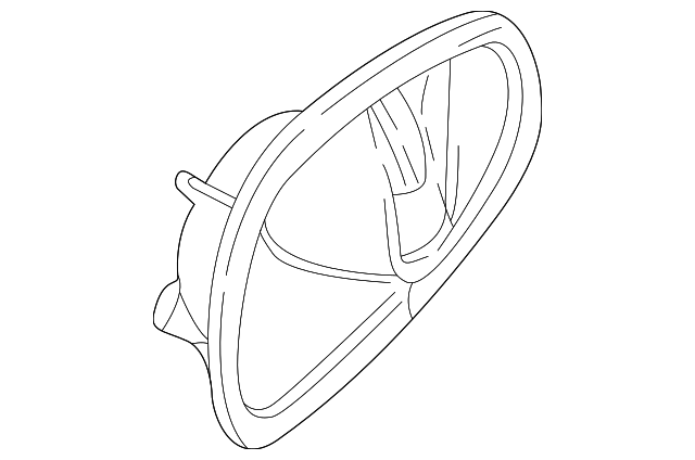 Escutcheon-Rem C (Jaguar OEM) XR830380SDZOEM