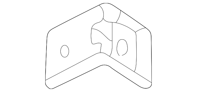 Support-Mount Br - Discontinued (Jaguar OEM) XR831587OEM
